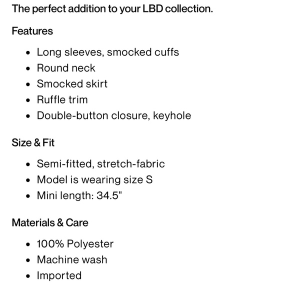 Black smocked dress - Picture 5 of 10